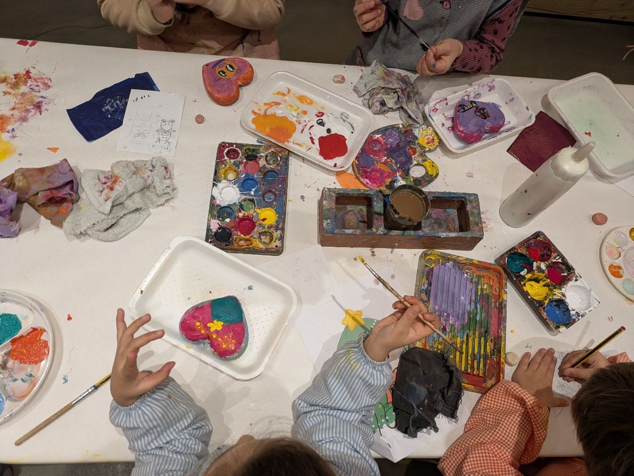 Obres pintades pels joves